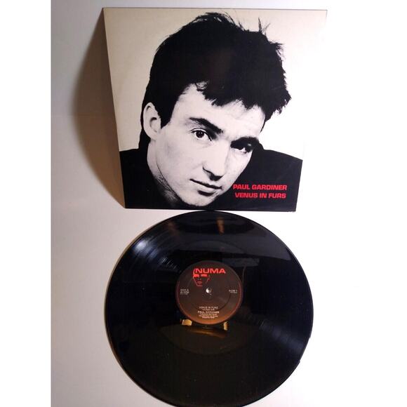 Paul Gardiner Venus In Furs Vinyl 12" Record Gary Numan Bass Player Darkwave
